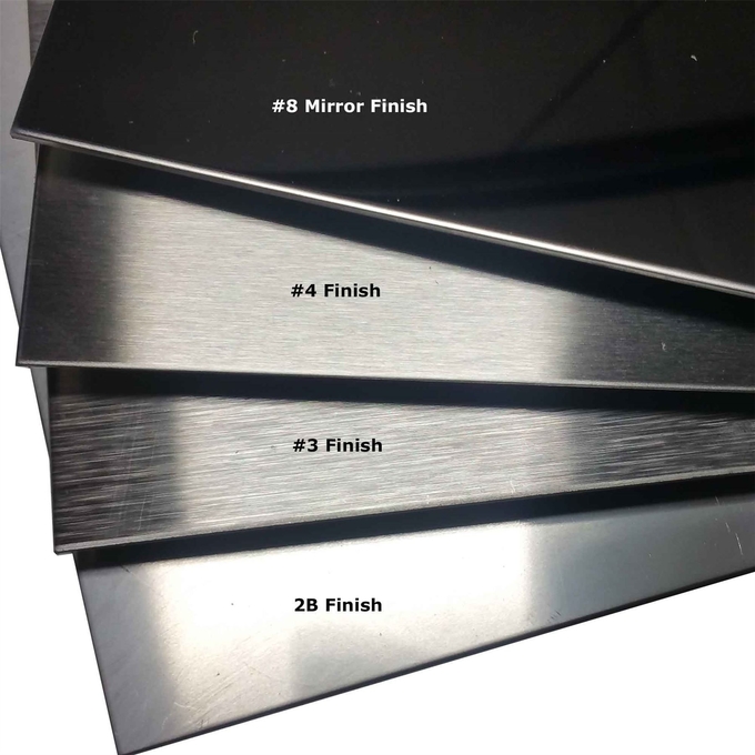Επίπεδο φύλλο 40mm 1100mm 4 ανοξείδωτου SS316L AISI